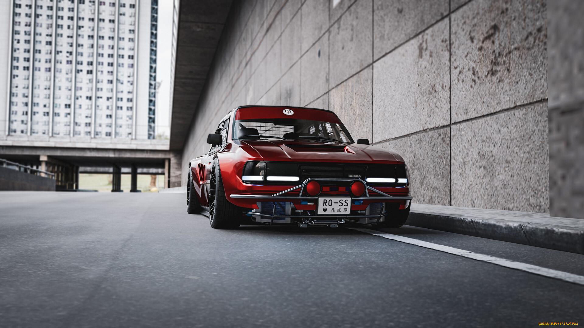 skoda 120, , 3, skoda, 120, resomod, widebody, tuning, car, , 